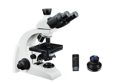 중국 Trinocular 암시야 현미경 40X 실험실 장비 현미경 백색 협력 업체