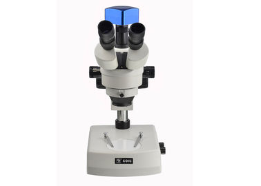 중국 실험실 입체 음향 광학적인 현미경 Trinocular 디지탈 카메라를 가진 입체 음향 급상승 현미경 협력 업체