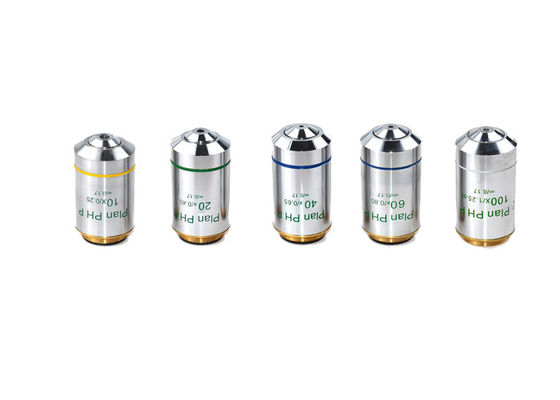 단계 대조는 무한대 광학적인 현미경을 위한 생물학 현미경 부속품을 분해합니다