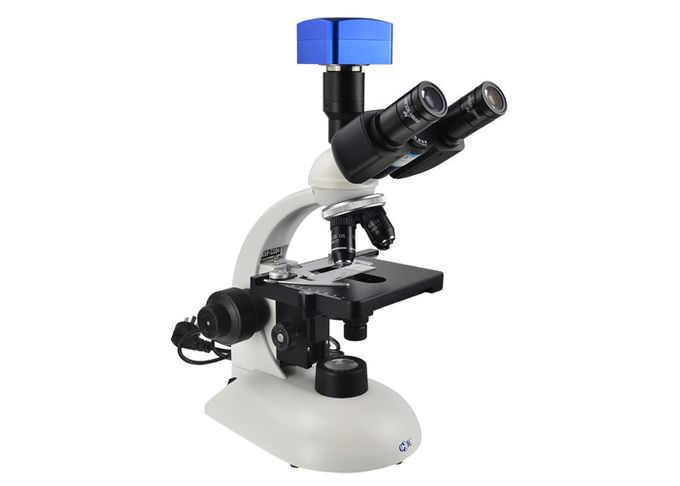 LED 빛 진보된 Trinocular 생물학 현미경 높은 광도